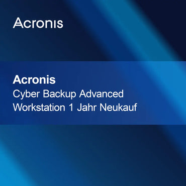 Acronis Cyber Backup Advanced Workstation