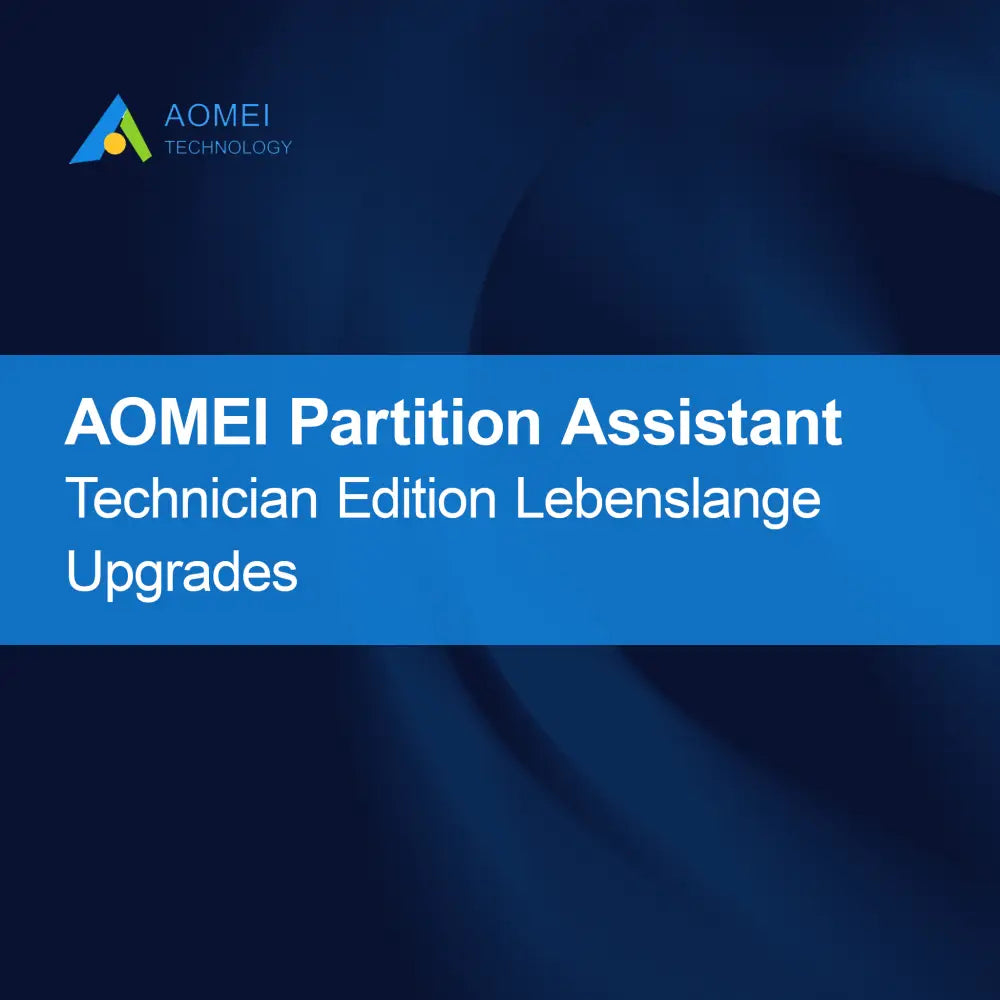 AOMEI Partition Assistant Technician Edition Actualizaciones de por vida