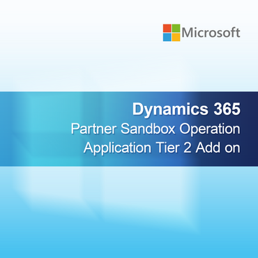 Dynamics 365 Partner Sandbox Operation Application Tier 2 Add on