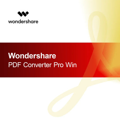 Wondershare Convertidor de PDF Pro Win